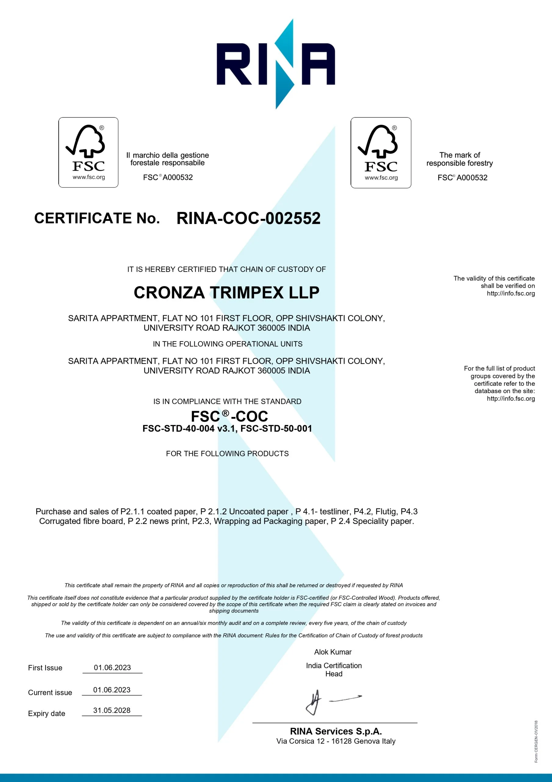 Certification 2